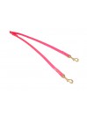 TWIN LEASH FLUO FUXIA ECOPAINT/GOLD