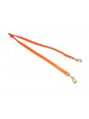 TWIN LEASH FLUO ORANGE ECOPAINT/GOLD