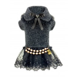 LUREX DRESS SWEAT BLACK