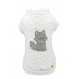 PUFFY FUR RACCOON SWEATER...