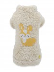 PUFFY FUR BUNNY SWEATER BEIGE