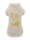 PUFFY FUR BUNNY SWEATER BEIGE