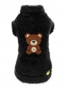 PUFFY FUR TEDDY SWEATER BLACK