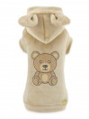 TEDDY BEAR NAILSTUDS HOODIE CAMEL