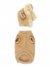 TARTAN BERRY KNITEWOOL HOODIE CAMEL