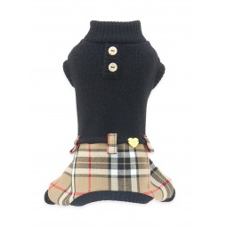 TARTAN BERRY 4 PAWS BLACK