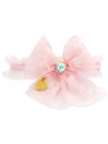 PRINCESS LACE COLLAR CIPRIA ECOLEATHER/GOLD