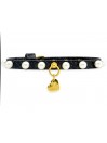 PEARLS COLLAR GLITTER BLACK ECOPAINT/GOLD