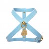 SIMPLE HARNESS SKY ECOLEATHER/GOLD