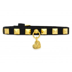 STUDS COLLAR BLACK...