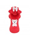 POLAR TEDDY HOODIE RED