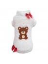 PUFFY FUR TEDDY SWEATER WHITE