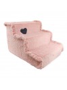 HEART LUREX FUR STAIRS PINK
