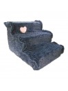 HEART LUREX FUR STAIRS NAVY