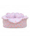 BLUE HEARTS BED PINK
