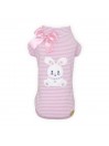 BUNNY STRIPE PINK TSHIRT