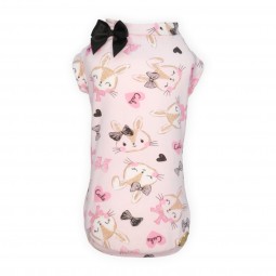 CUTE BUNNY PINK TSHIRT