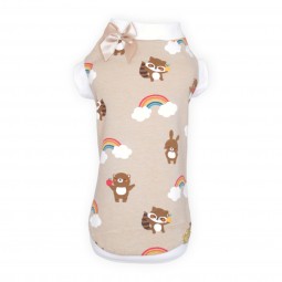 RACCOONS TSHIRT BEIGE