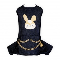 BUNNY JUMPSUIT DENIM BLACK