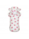 PINK HEARTS HOODIE WHITE