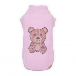 TEDDY STUDS TSHIRT SPONGE PINK