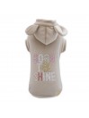 BORN TO SHINE HOODIE TAUPE