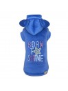 BORN TO SHINE HOODIE COBALT