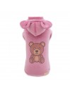 TEDDY BEAR NAILSTUDS HOODIE MAUVE