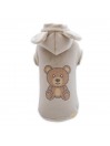 TEDDY BEAR NAILSTUDS HOODIE TAUPE