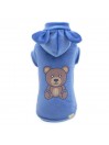 TEDDY BEAR NAILSTUDS HOODIE COBALT