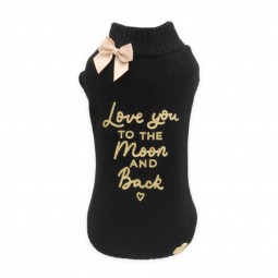 LOVE YOU MOON BACK PULL BLACK