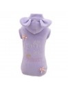 I’M A REAL PRINCESS HOODIE GLICINE