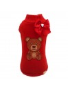 TEDDY BEAR WOOL PULL RED
