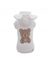 TEDDY BEAR NAILSTUDS HOODIE WHITE