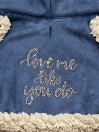SHEARLING COAT COBALT