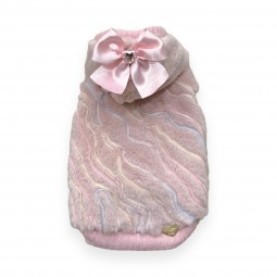 BOMBER FUR TULLE PINK