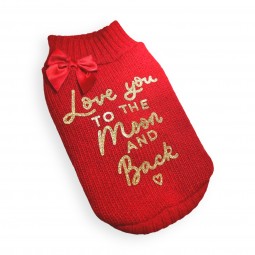 LOVE YOU MOON BACK PULL RED