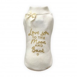 LOVE YOU MOON BACK PULL WHITE
