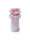 SMILEY HOODIE FLUO FUCHSIA