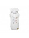 RAINBOW LOVE MOON BACK HOODIE WHITE