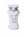 RAINBOW LOVE MOON BACK HOODIE WHITE