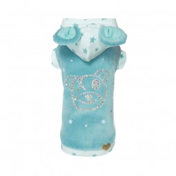 SMILEY BEAR ON STARS HOODIE...
