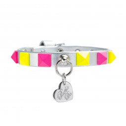 FLUO STUDS COLLAR...