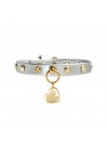 CHATON RIVETS COLLAR SILVER/GOLD