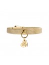 PLAIN COLLAR ORO POLAR SUEDE/GOLD