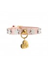WHITE STARS COLLAR PINK DORE/GOLD