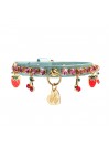 CHERRY BLOSSOM CHARMS COLLAR MARINA DORE/GOLD