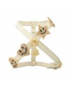 SPARKLING SMILEY HARNESS CREAM/GOLD