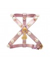 PEARLS HARNESS METAL PINK/GOLD