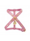 CHATON RIVETS HARNESS FUCHSIA DORE/GOLD